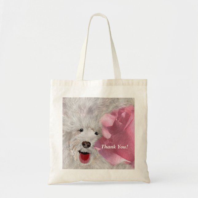 Bolsa Tote Caninos e Rosas (Frente)