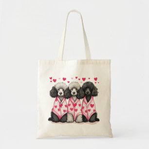 Bolsa Tote Caninos Padrão do dia de os namorados