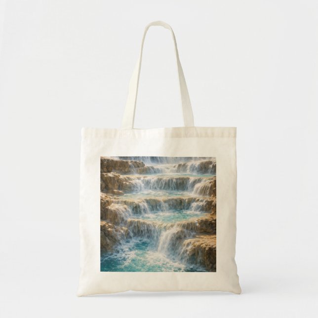 Bolsa Tote Cânion da Cachoeira Ensolarada (Frente)