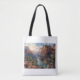 Bolsa Tote Cânion de Zion ao Nascer do Sol, 