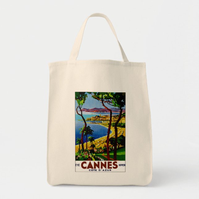 Bolsa Tote Cannes - Cote d'Azure (Frente)