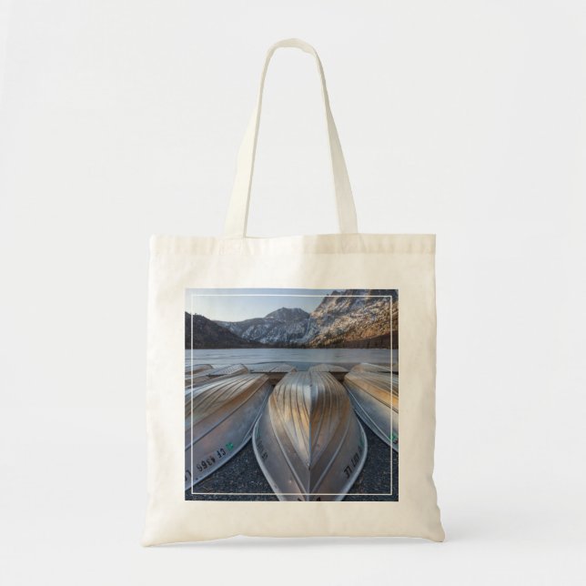 Bolsa Tote Canoa no lago (Frente)