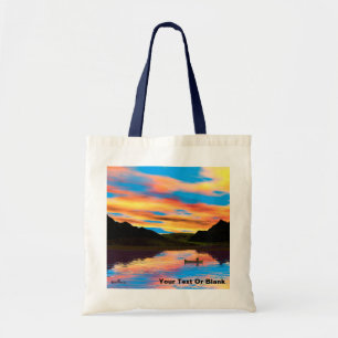 Bolsa Tote Canoagem No Lago Sunset