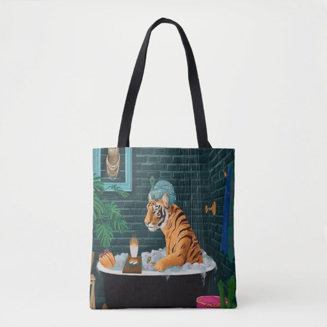 Bolsa Tote Canole Tiger em Bath (Frente)