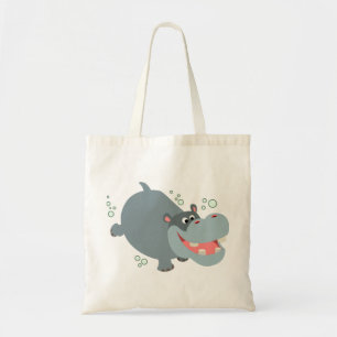 Bolsa Tote Cantinho de Natação Curta Hippo Bag