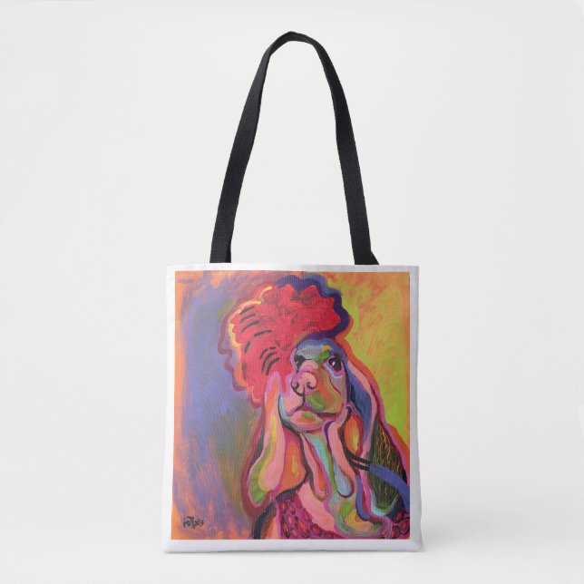 Bolsa Tote cão (Frente)