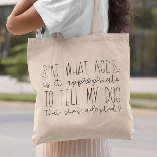 Bolsa Tote Cão Adotado
