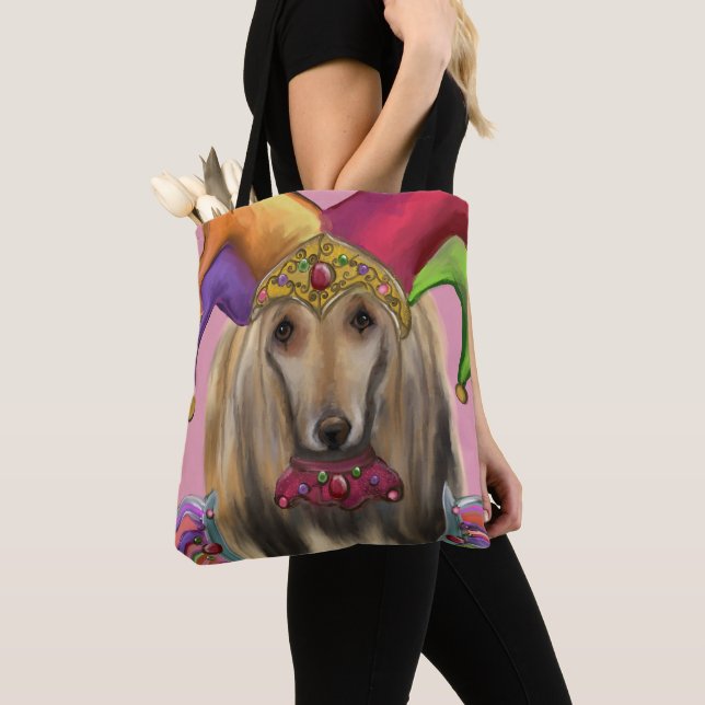 BOLSA TOTE CÃO AFEGÃO (Close Up)