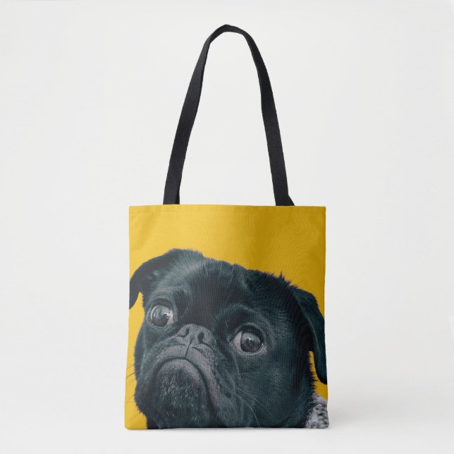 Bolsa Tote cão amarelo (Frente)