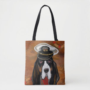 BOLSA TOTE CÃO BASSET
