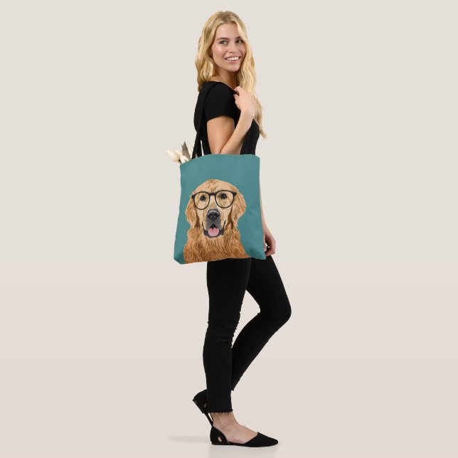 Bolsa Tote Cão bonito do golden retriever para amantes do cão (No(a) Modelo)