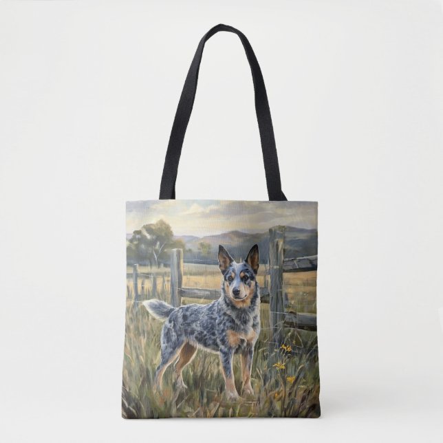 Bolsa Tote Cão Bovino Australiano (Frente)