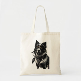 Bolsa Tote cão, caçador de sonhos, amuleto, talismã,