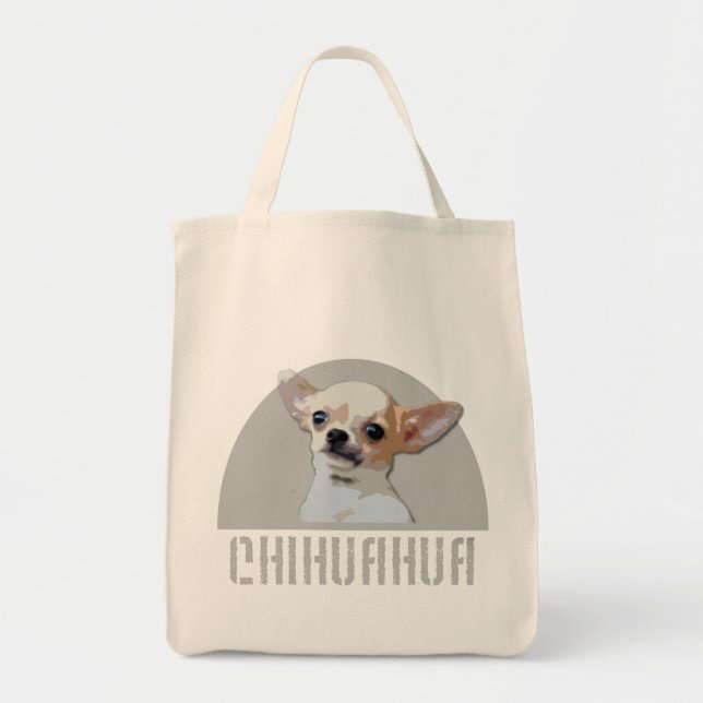 Bolsa Tote Cão da chihuahua (Frente)