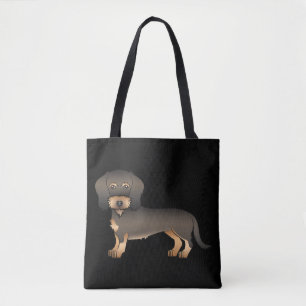 Bolsa Tote Cão-De-Boca Selvagem Cachshund Cachshund Cachshund