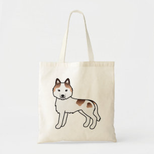 Bolsa Tote Cão-de-Cartoon Cinto-de-Cartoon Vermelho Piebalo S