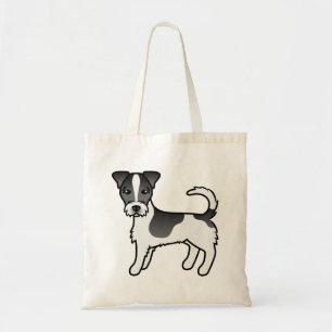 Bolsa Tote Cão de Cartoon do Casaco Rough Jack Russell Terri