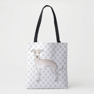 Bolsa Tote Cão-De-Cartoon Grego Italiano Cujo Cão-De-Cartoon