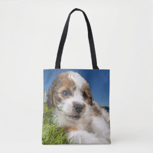 Bolsa Tote Cão de filhote de cachorro bonito (Shitzu)
