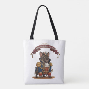 Bolsa Tote Cão de Guarda Bulldogue Francês Real Arte de Cacho