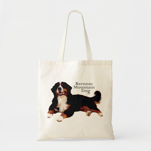 Bolsa Tote Cão de Montanha Bernês (Frente)