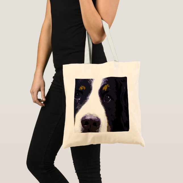Bolsa Tote Cão de montanha de Bernese (Frente (produto))