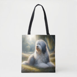 Bolsa Tote Cão de Pastoreio Inglês Antigo