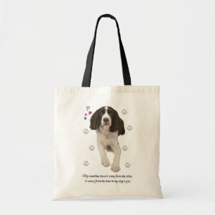 Bolsa Tote Cão do Spaniel de Springer inglês