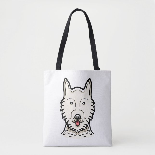 Bolsa Tote Cão esquimó americano (Frente)
