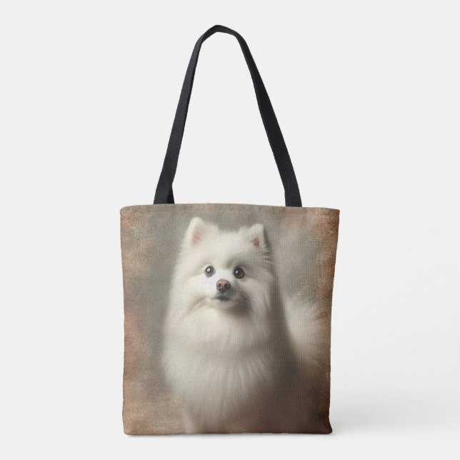 Bolsa Tote Cão Esquimó Americano (Verso)