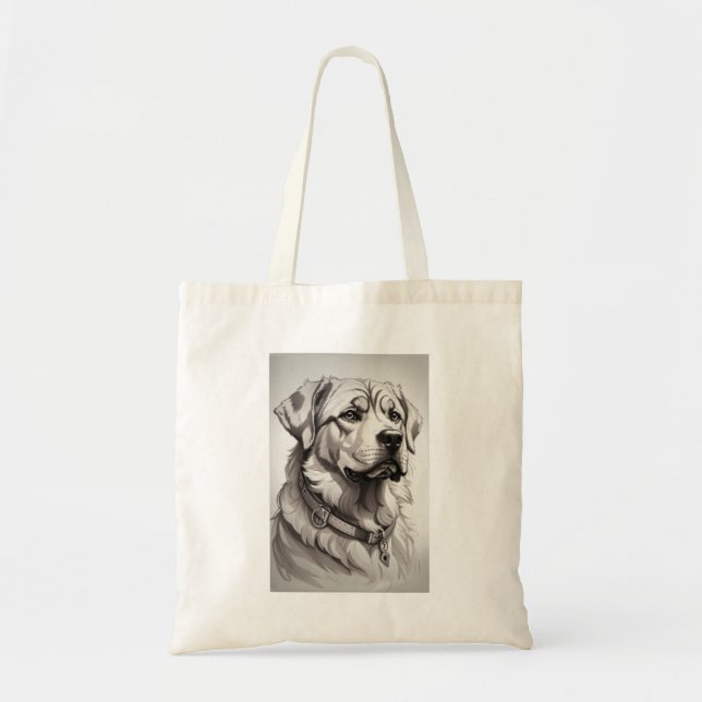 Bolsa Tote Cão Labrador (Frente)