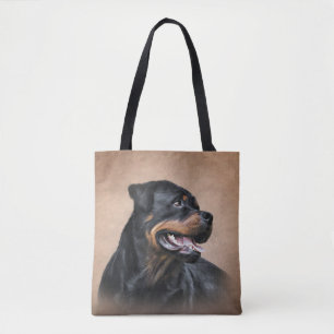 Bolsa Tote Cão rottweiler