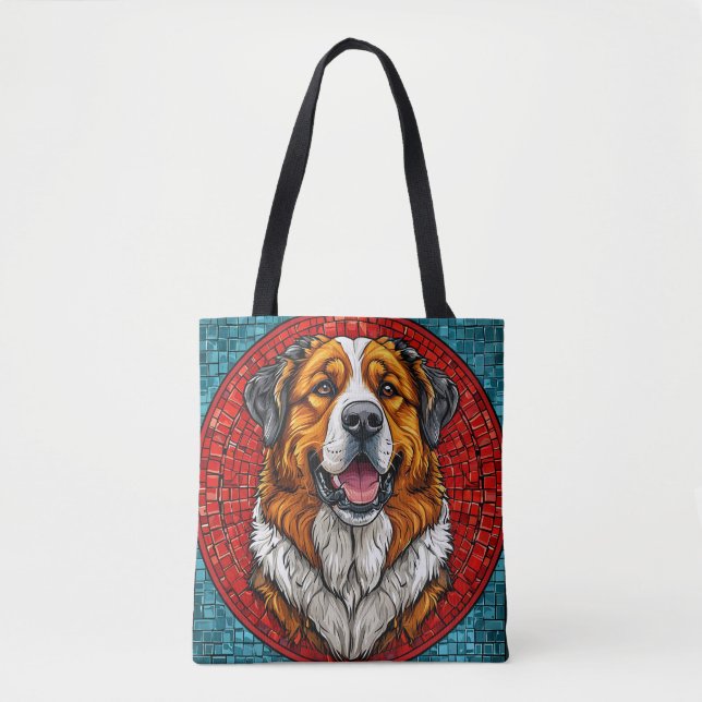Bolsa Tote Cão São Bernardo (Frente)