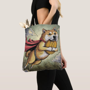 Bolsa Tote Cão Shiba Inu