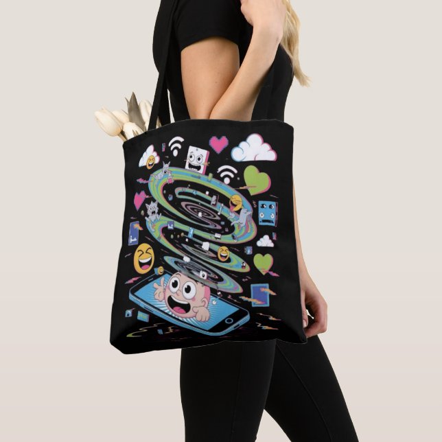 Bolsa Tote Caos Belo  (Close Up)