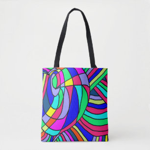 Bolsa Tote Caos Coloridos