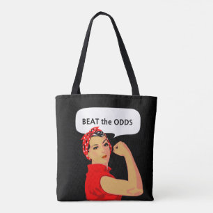 Bolsa Tote Capacitação Feminina & Supere os Obstáculos Texto