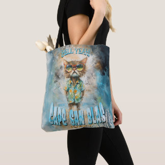 Bolsa Tote Cape San Blas Florida Beach Cat