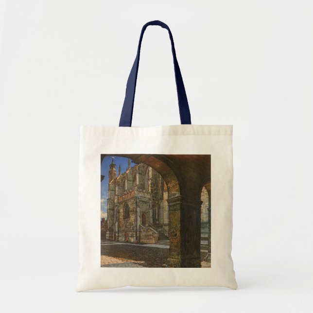 Bolsa Tote Capela do Colégio Eton por Anna Alma Tadema (Frente)