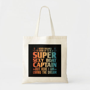 Bolsa Tote Capitão de Barco legal para Homens, Sail Pontoon B