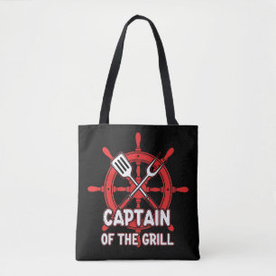 Bolsa Tote Capitão Engraçado do Churrasco de Vela