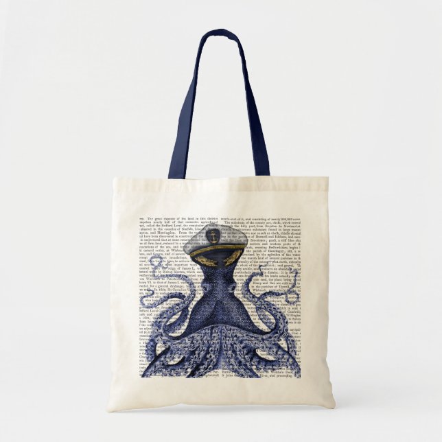 Bolsa Tote Capitão Octopus (Frente)