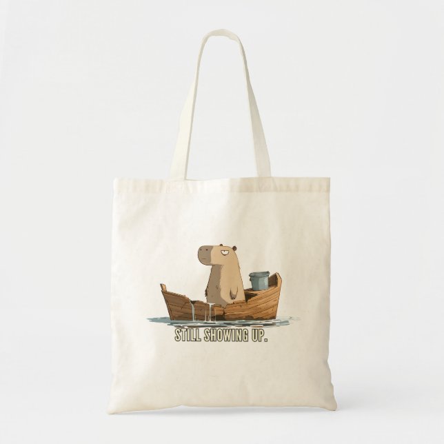 Bolsa Tote Capivara Ainda Aparecendo (Frente)