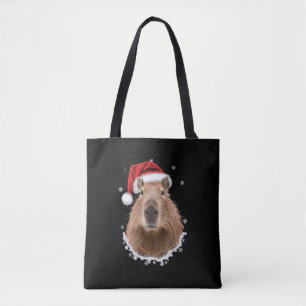 Bolsa Tote Capivara Natal Engraçado