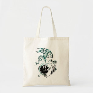 Bolsa Tote Capricórnio Art Deco Lady