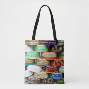Bolsa Tote Caps árabes no mercado