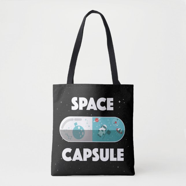 Bolsa Tote Cápsula de espaço (Frente)