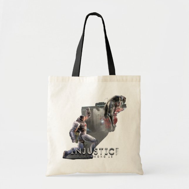 Bolsa Tote Captura de tela: Cyborg vs Nightwing (Frente)