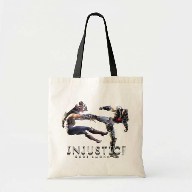 Bolsa Tote Captura de tela: Mulher Maravilha vs Cyborg (Frente)