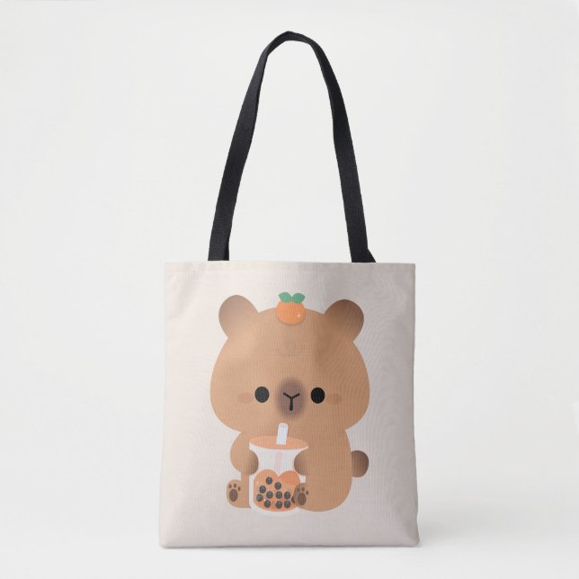 Bolsa Tote Capybara Boba (Frente)